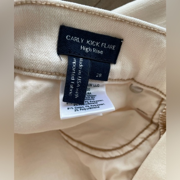 Veronica Beard Carly kick flare raw hem jean NWT - Picture 8 of 8